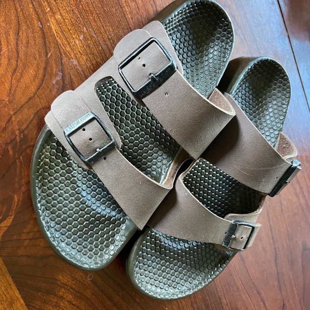 Birkenstock Arizona‎ Two Strap Sandals Women's Size 6 Taupe Brown
